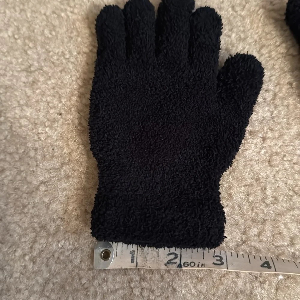 GIRLS - Black Mittens